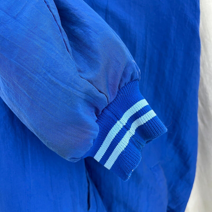 Vintage Toronto Blue Jays MLB Snapped Blue Bomber Jacket Size 2XL