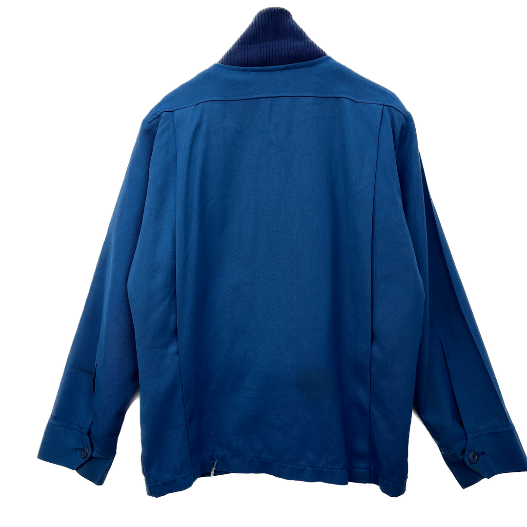Vintage Unitog Business Bomber Insulated Workwear Jacket Blue Size L 80s