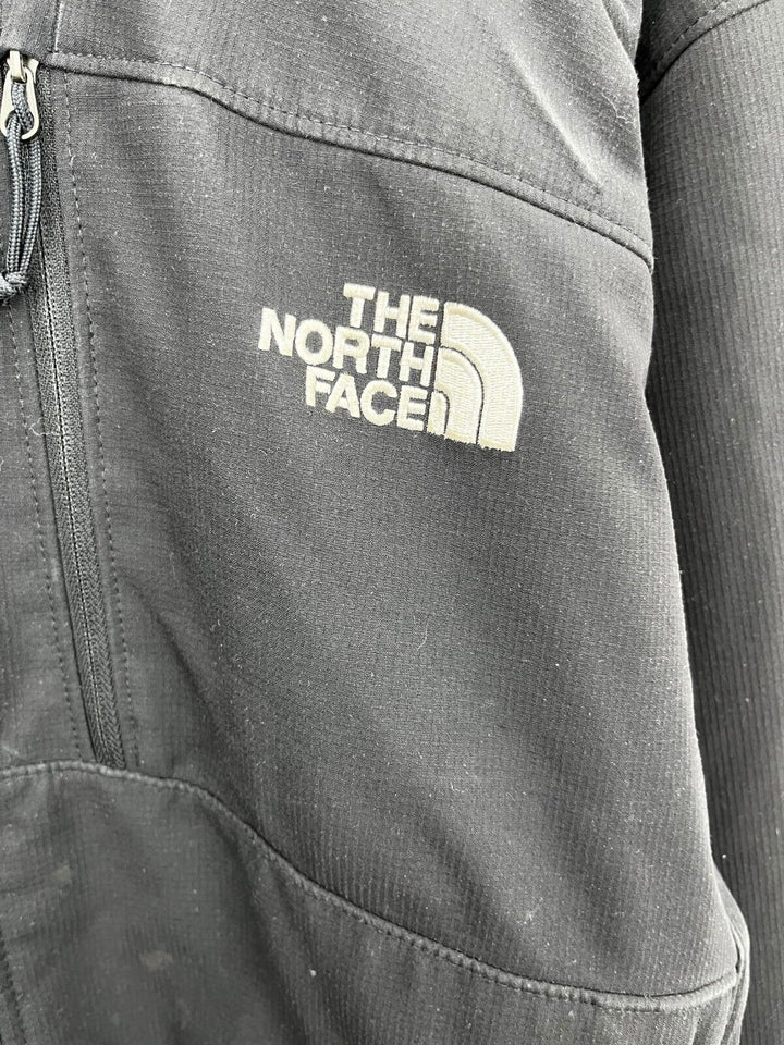 Vintage The North Face Full Zip Hooded Black Jacket Size L