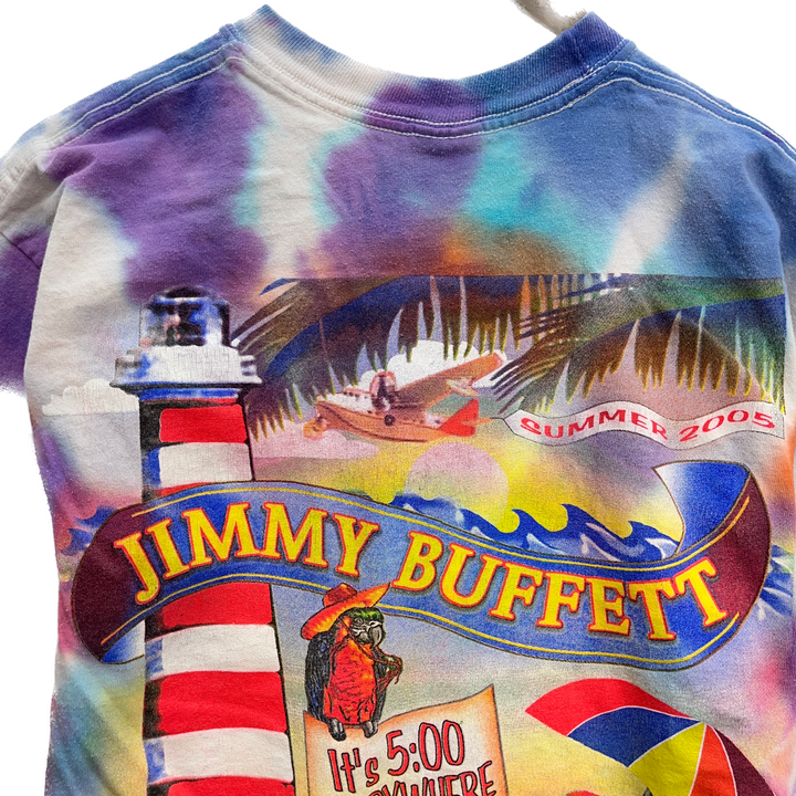Vintage Jimmy Buffett Obey The Rules Tie Dye Purple T-shirt Size L