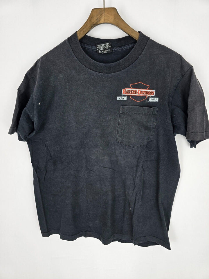 Vintage Harley Davidson Spartan Great Falls Montana T-shirt Med 1992