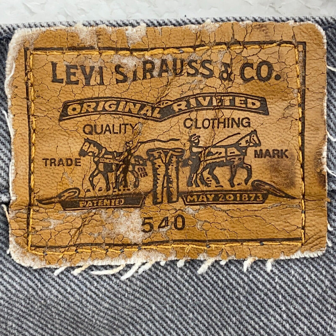 Levi Strauss Signature Vintage Gray Relaxed Fit 540 Jeans Size 36 x 30