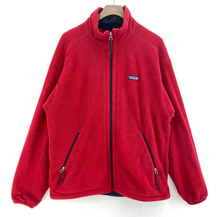 Vintage Patagonia R4 Regulator Red Fleece Full Zip Jacket Size M