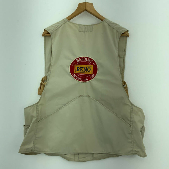 Trapshoot Association Vintage Beige Vest Jacket Size 44
