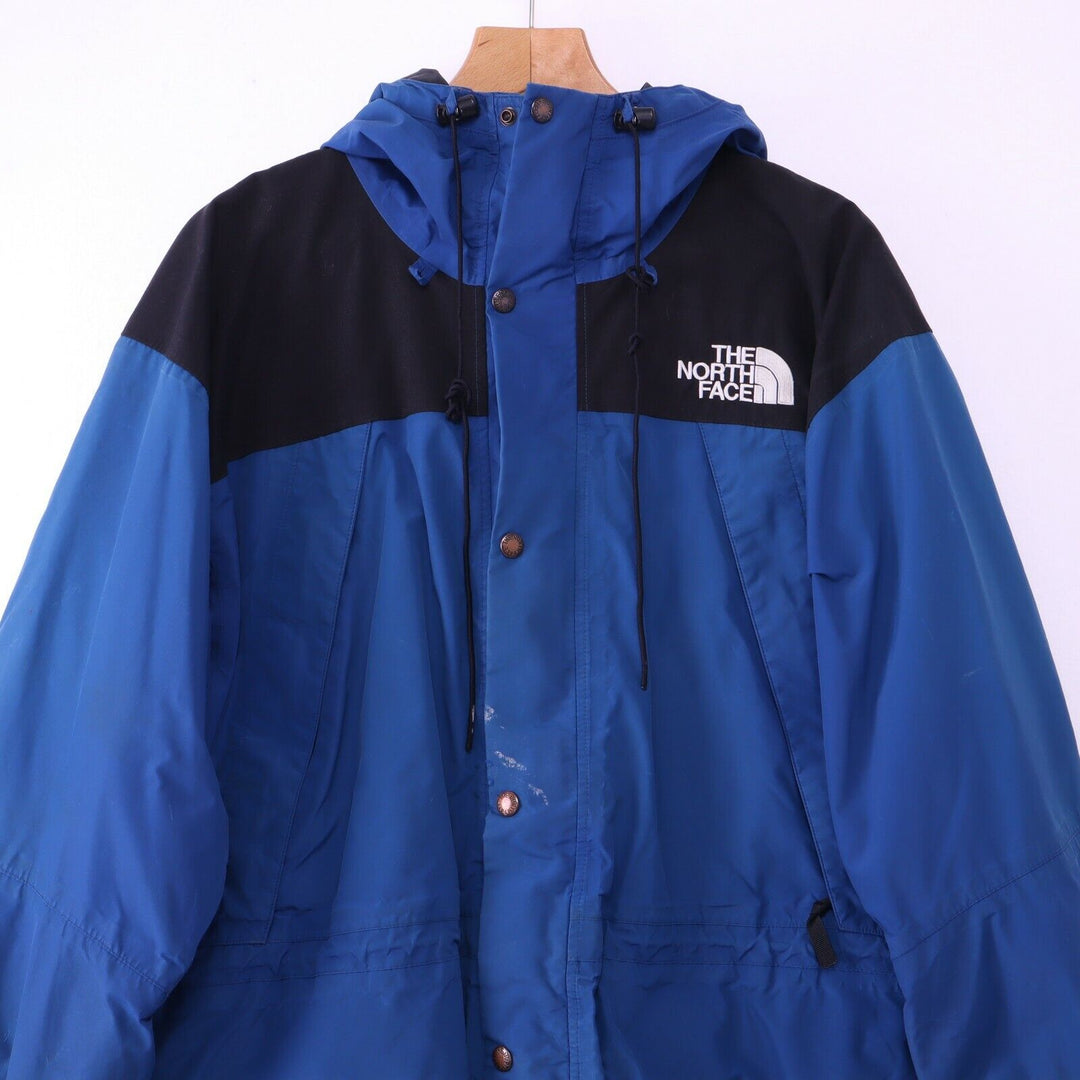 The North Face Men's Blue Windbreaker Full Zip Hooded Size Large