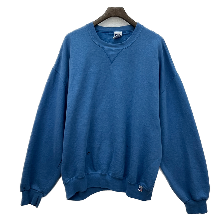 Vintage Russell Athletic Crew Neck Blue Sweatshirt Size XL