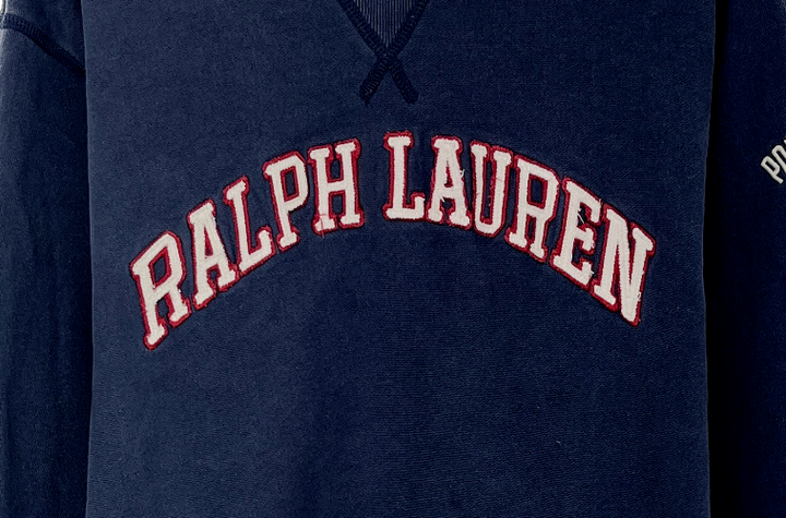 Vintage Ralph Lauren Navy Blue Sweatshirt Size M Crew Neck