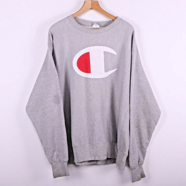 Champion Reverse Weave Vintage Gray Sweatshirt Size XL
