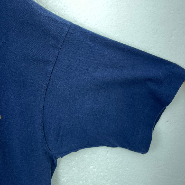 Vintage Dallas Cowboys 1992 Rose Bowl NFL Navy Blue T-shirt Size L Single Stitch