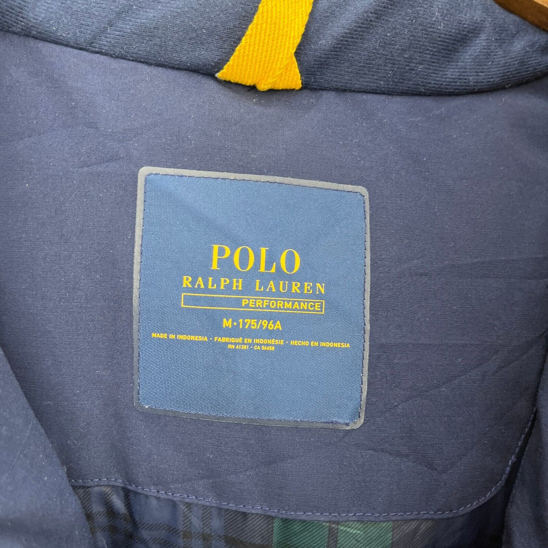 Vintage Polo Ralph Lauren Full Zip Navy Blue Fur Collar Coat Jacket Size M