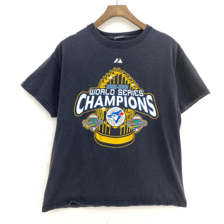 World Series Champions Toronto Blue Jays MLB Black T-shirt Size S