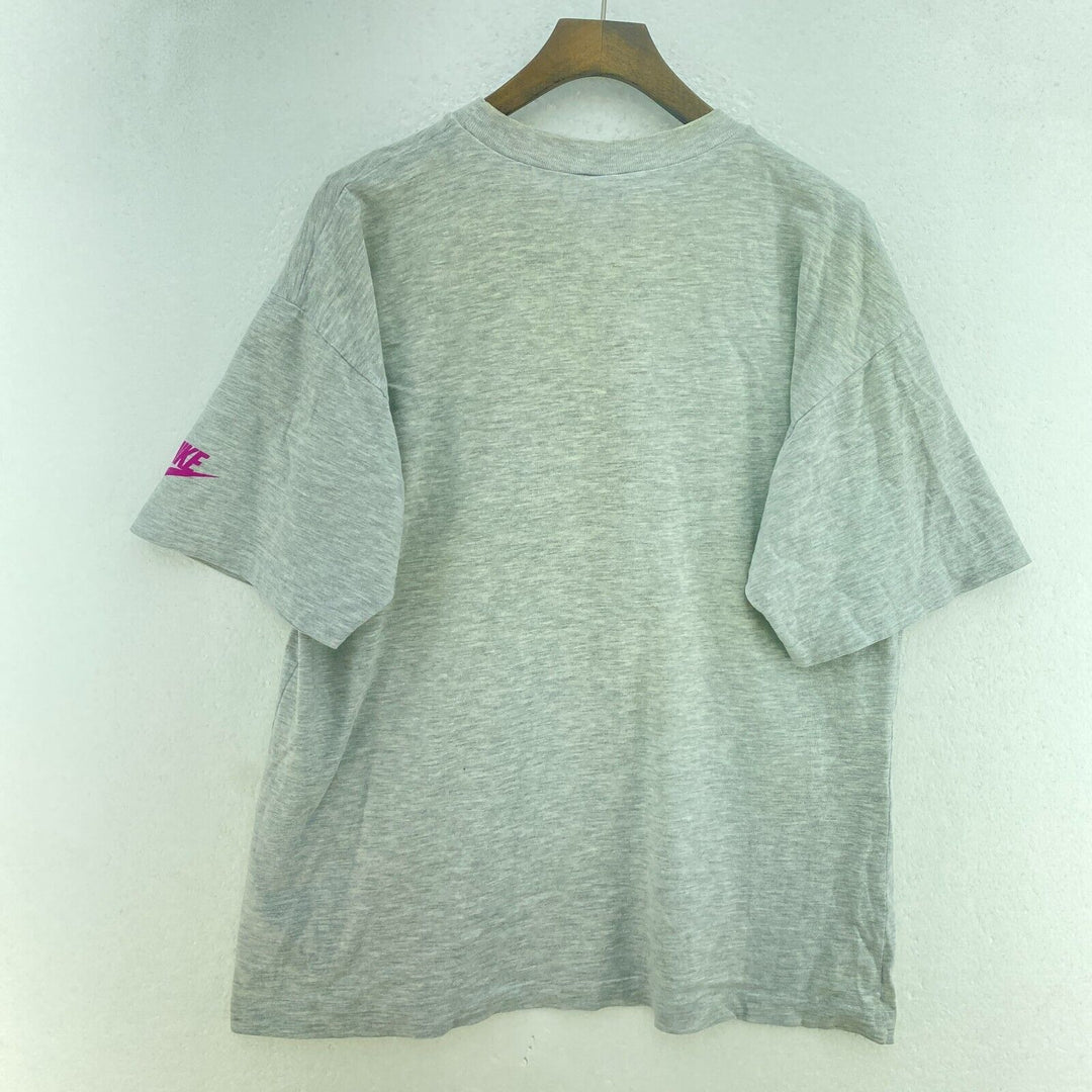 Vintage Nike Women's Series Sydney Gray T-shirt Size M Single Stitch