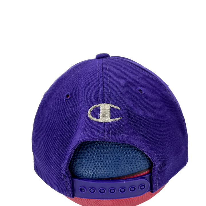 Vintage Champion Raptors NBA Basketball Snapback Hat Cap Purple Adjustable