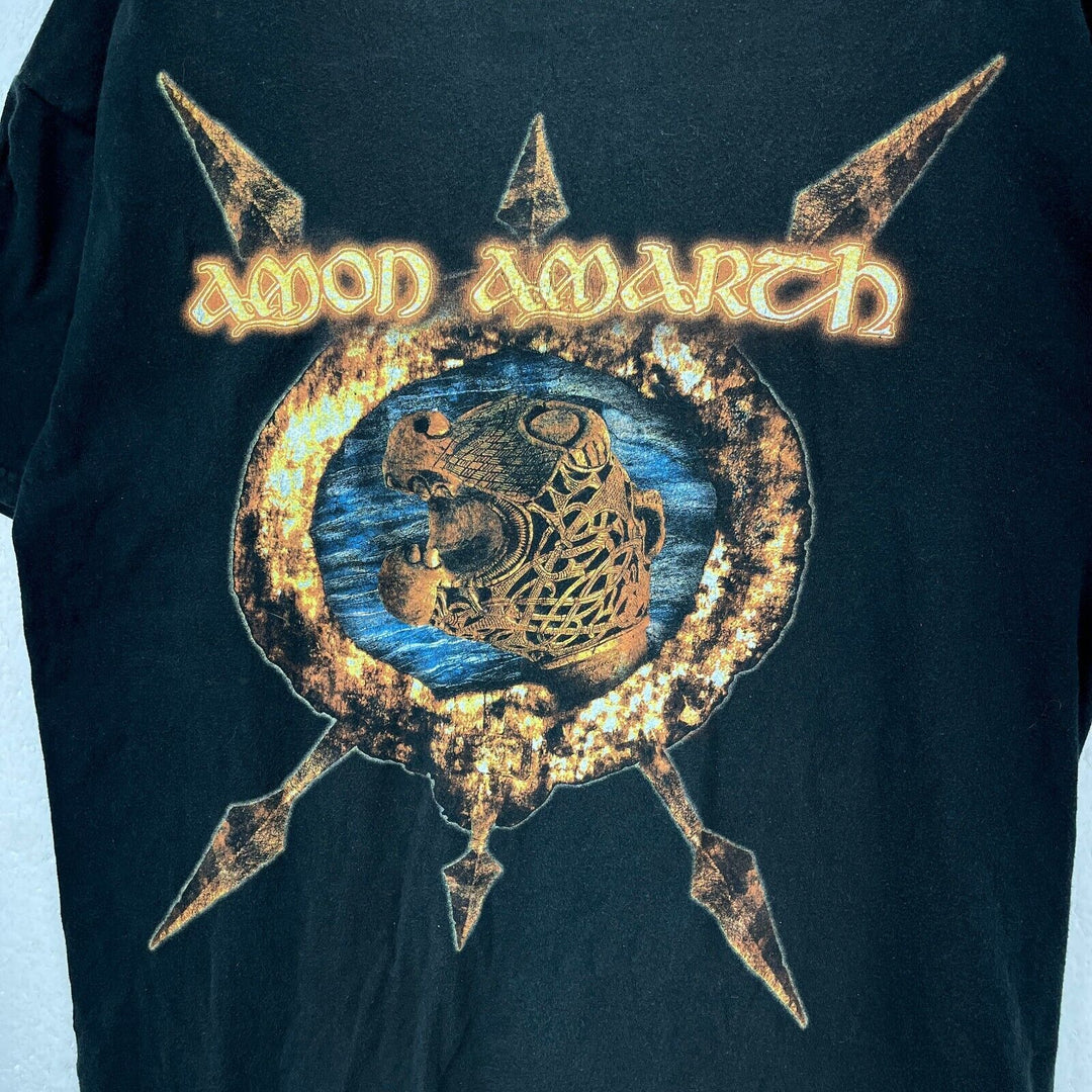 Vintage Amon Amarth Cygnus Across The Atlantic Tour 2003 Black T-shirt Size L