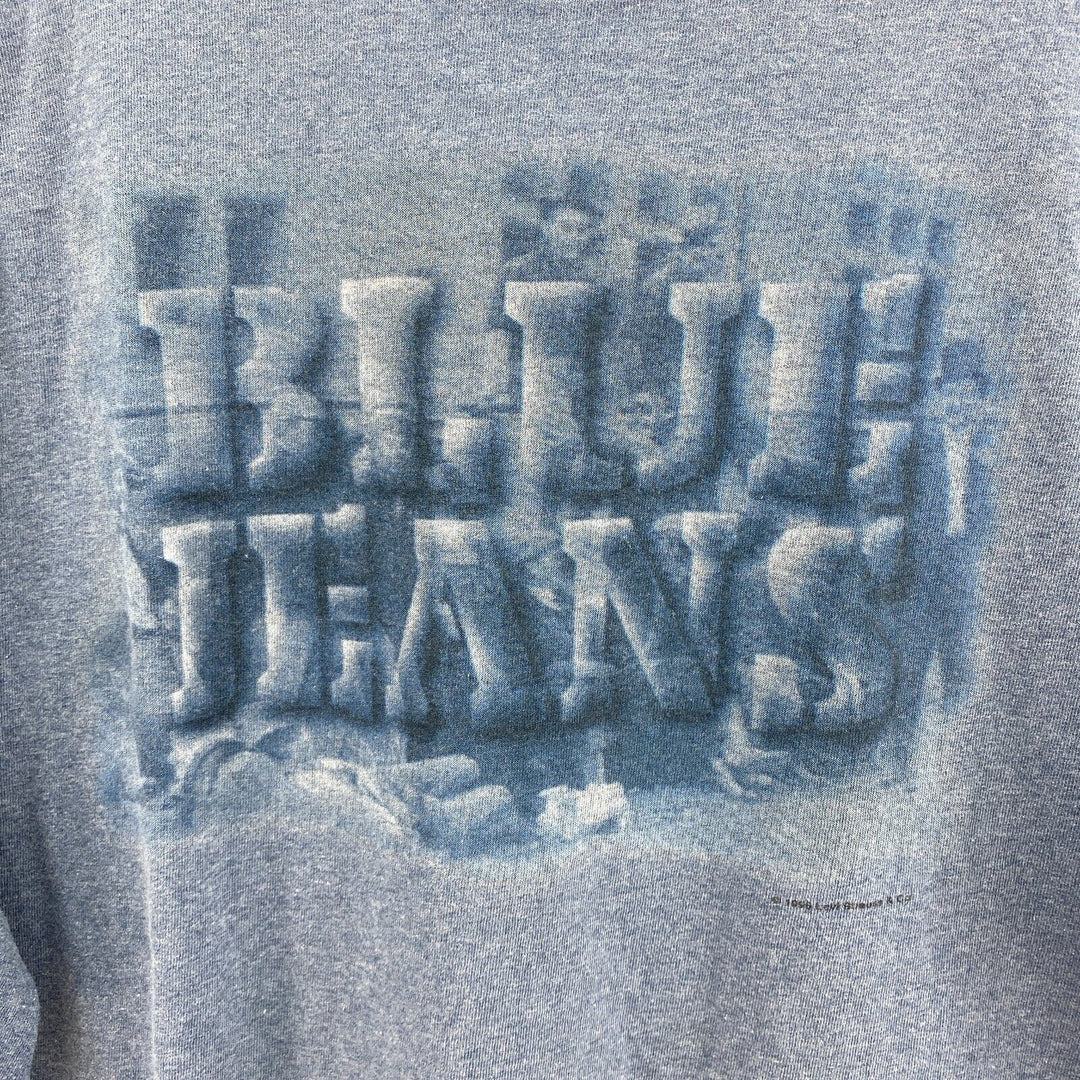 Vintage Levi's Levi Strauss Blue Jeans 1996 Graphic Print T-shirt Size XL