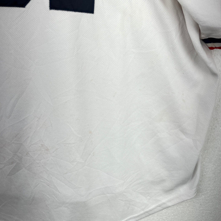 Vintage Atlanta Braves V-Neck #37 White Jersey Size XL
