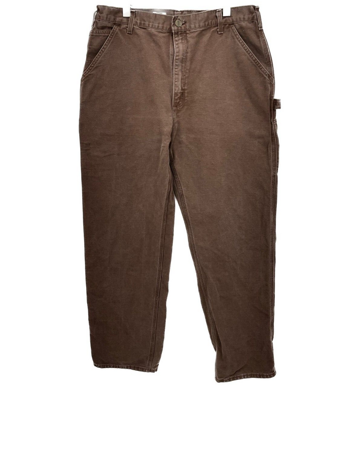 Vintage Carhartt Brown Dungaree Fit Canvas Pant Size 38 x 34