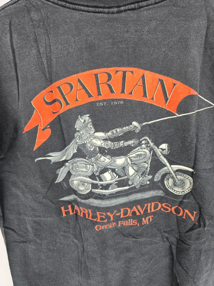 Vintage Harley Davidson Spartan Great Falls Montana T-shirt Med 1992