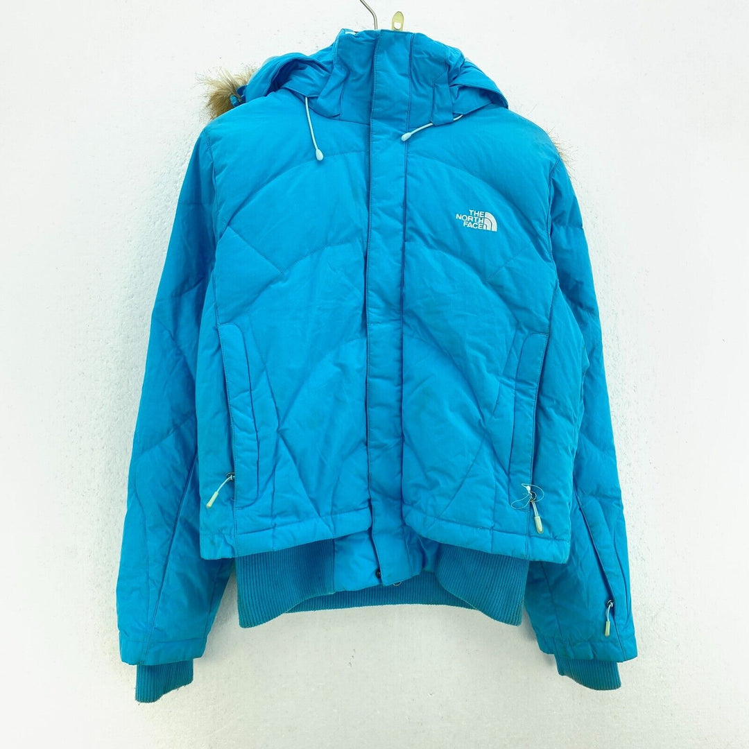 The North Face 600 Blue Puffer Full Zip Jacket Size M Women's