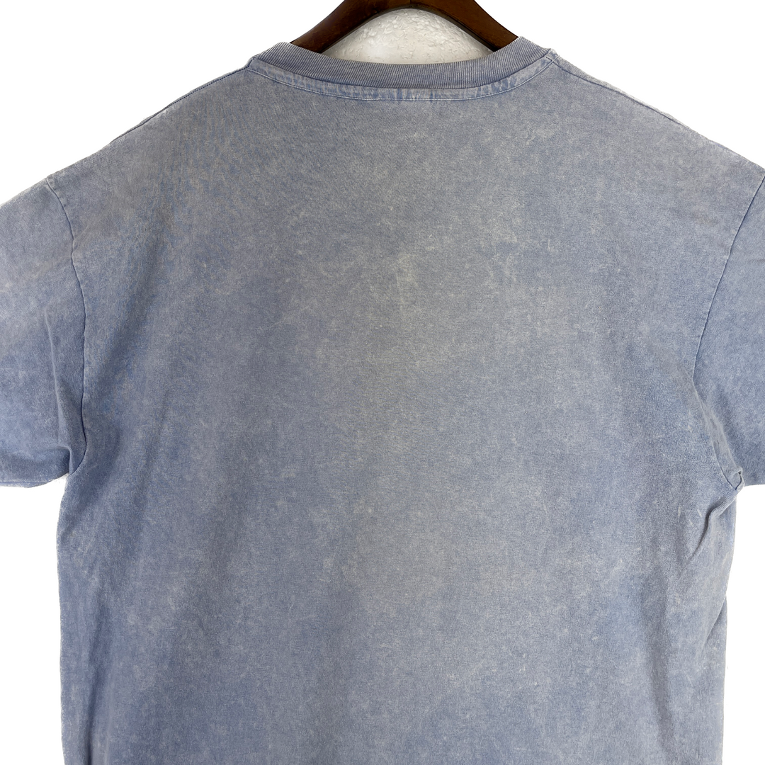 Vintage USA Olympic Team Faded Blue T-shirt Size L Single Stitch