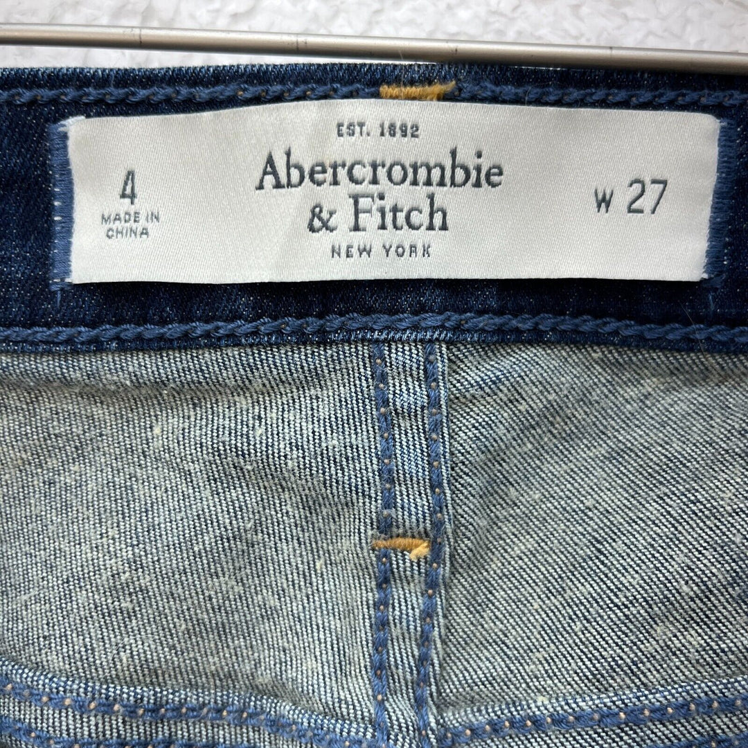 Abercrombie & Fitch Skinny Dark Wash Blue Jeans Size 27