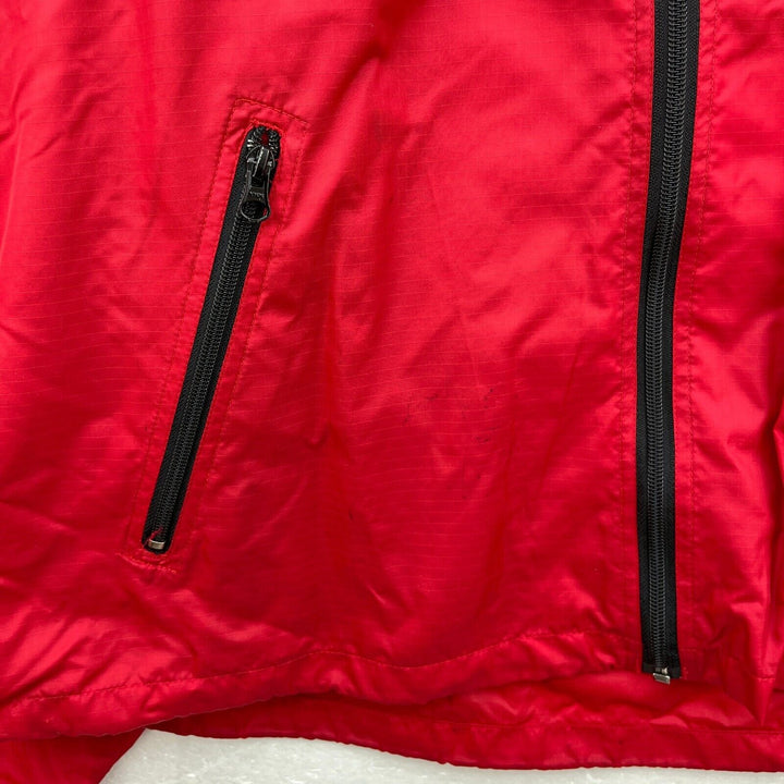 Vintage Helly Hansen Full Zip Hooded Light Red Jacket Size L Windbreaker 90s