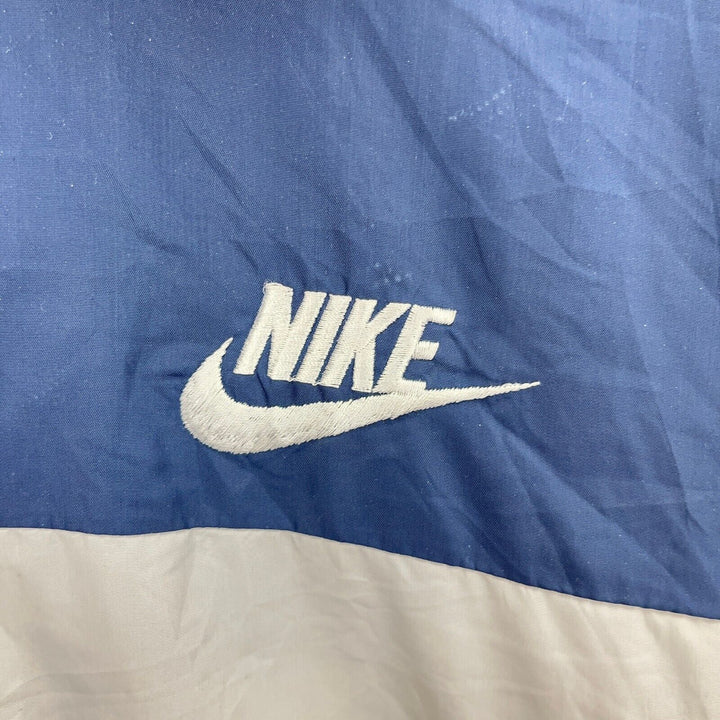 Vintage Nike Full Zip Colorblock Navy Blue Light Jacket Size M