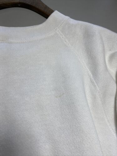 Vintage Bowling Green University BGSU Logo Bear White Sweatshirt Size S