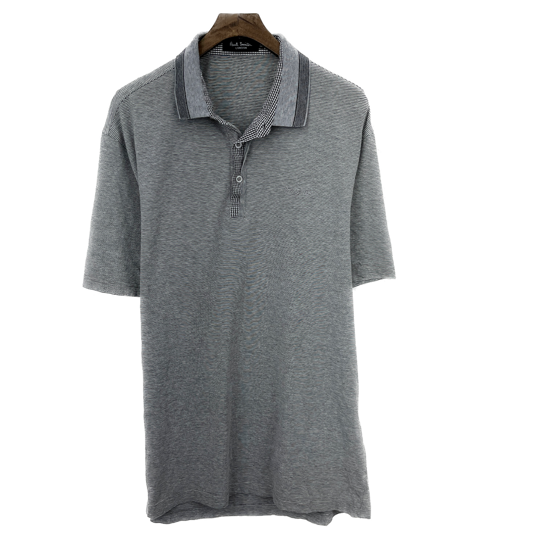 Paul Smith Gray Golf Polo Shirt Size 2XL
