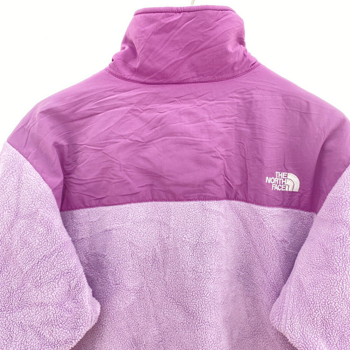 The North Face Women's Fleece Jacket Purple Full Zip Up Size M