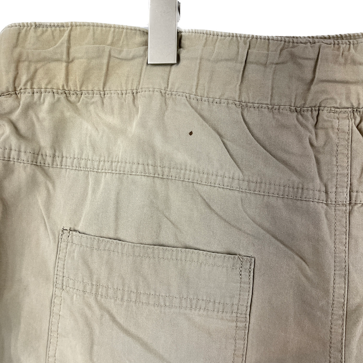 Santoroyo Beige Cargo Lightweight Cargo Shorts Size 40