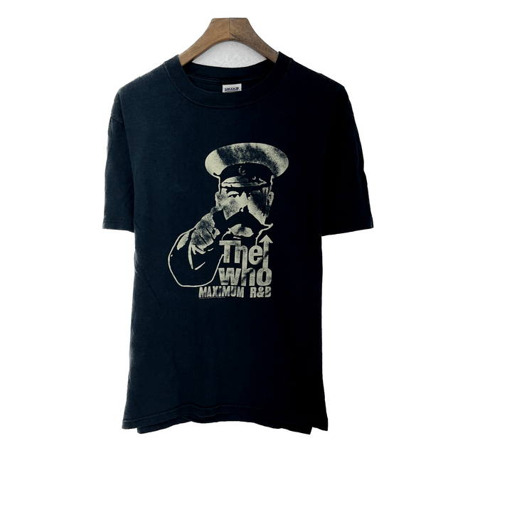 Vintage The Who Maximum R&B Black T-shirt Size M