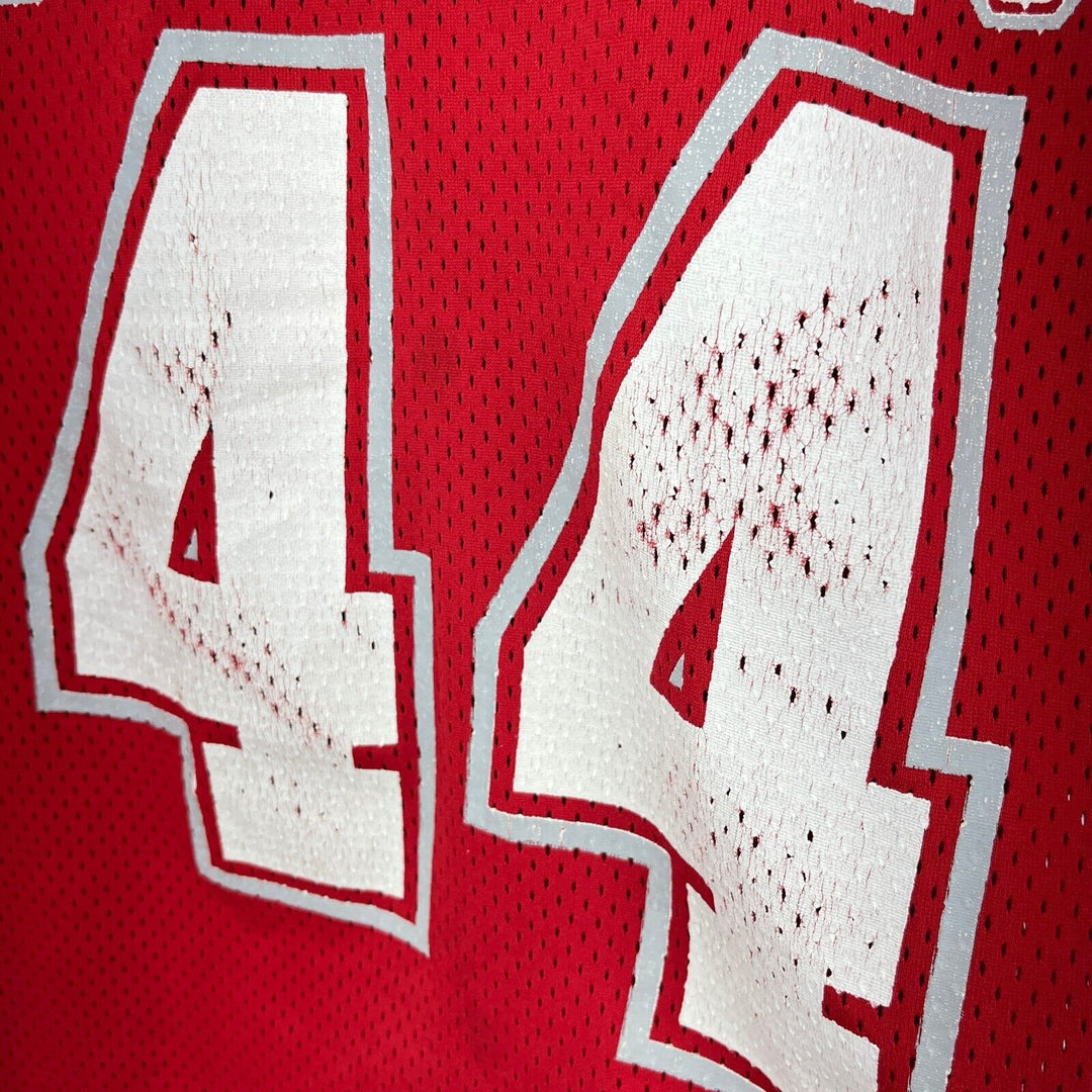 Vintage Logo 7 Ohio State Buckeyes #44 NCAA Red Jersey Size XL