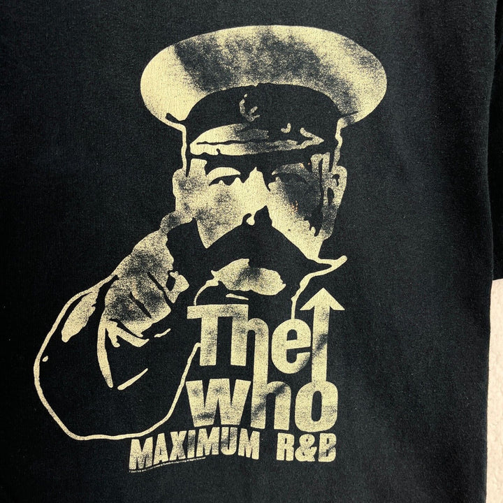 Vintage The Who Maximum R&B Black T-shirt Size M