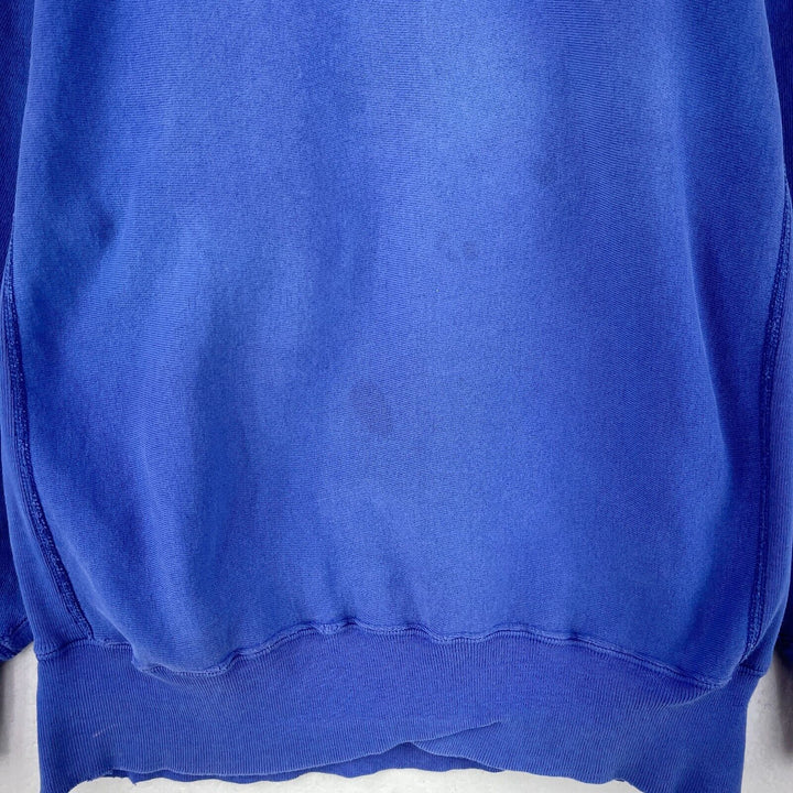Vintage Champion Reverse Weave Light Blue Embroidered Logo 90s Sweatshirt XL