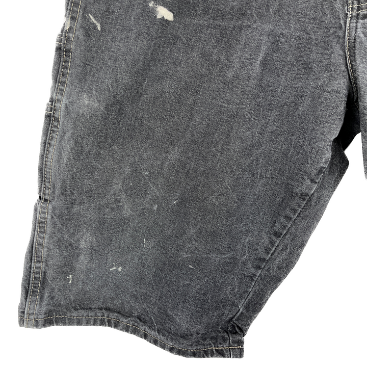 Vintage Dickies Loose Fit Gray Denim Short Size 40