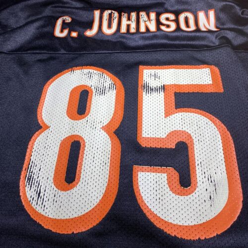 Reebok Cincinnati Bengals NFL Ochocinco Black Chad Johnson #85 Jersey Size 2XL