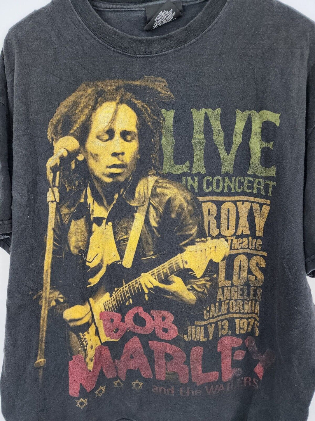 Bob Marley Wailers Live in Concert Roxy LA VTG 2003 Zion Band T-shirt L