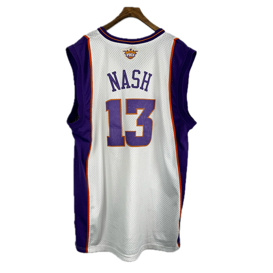 Steve Nash #13 Phoenix Suns NBA Reebok White Home Jersey Men's Size XXL