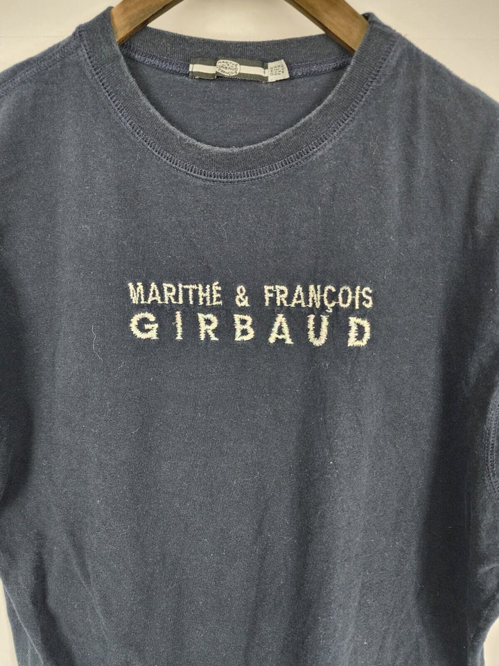 Vintage Marithé François Girbaud Navy Blue T-shirt Size L