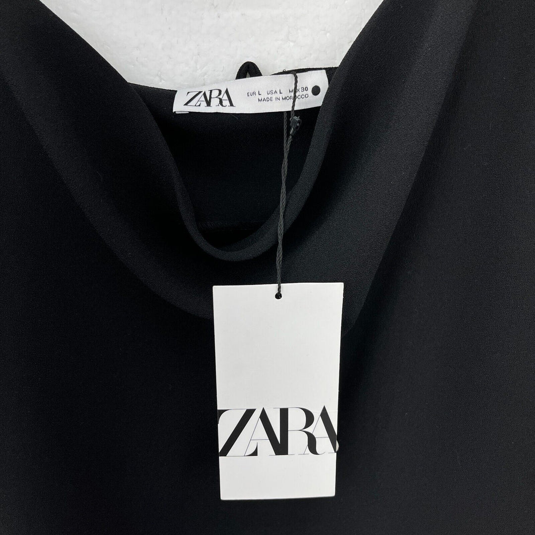 Zara Black Camisole Size L NWT