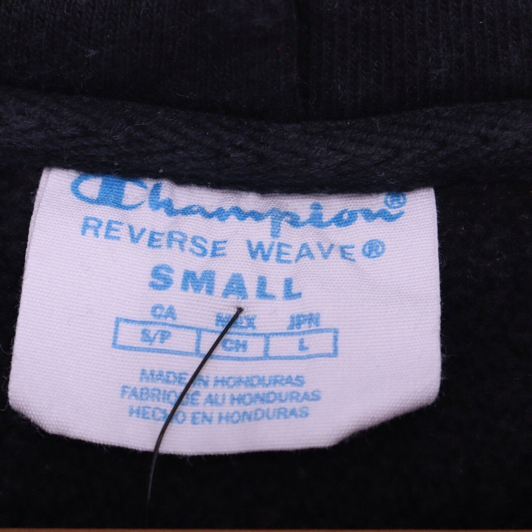 Champion Reverse Weave Vintage Hoodie Black Size Small 90s