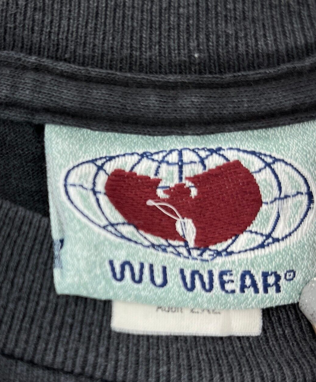 Vintage Wu Wear Wu-Tang Killa Bees 36 Chambers Faded Black T-Shirt Size 2XL