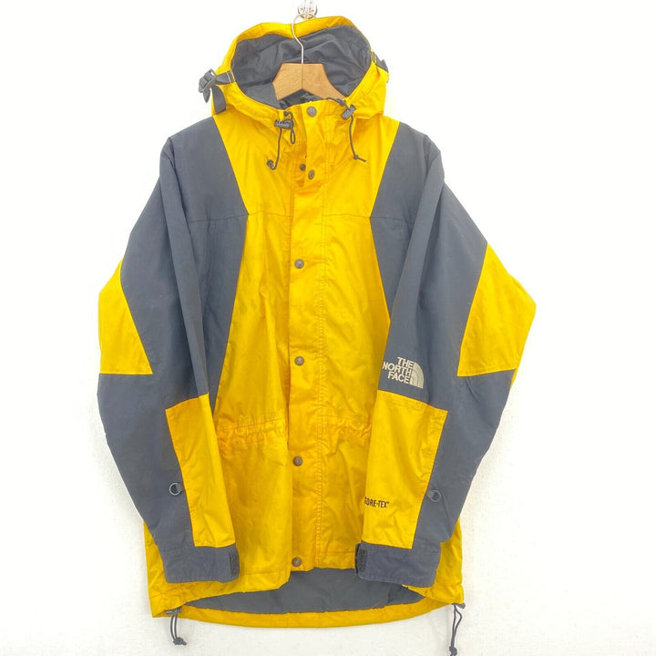 The North Face Yellow Long Light Windbreaker Jacket Size M