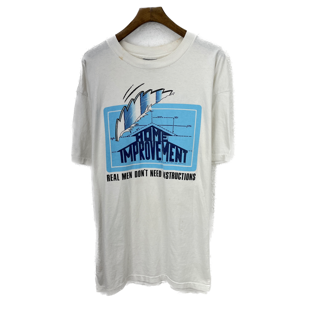 Vintage Home Improvement Real Men Don't Need Instructions Size XL