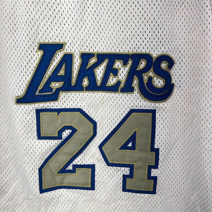 Vintage Adidas Los Angeles Lakers NBA Bryant White Jersey Size 48