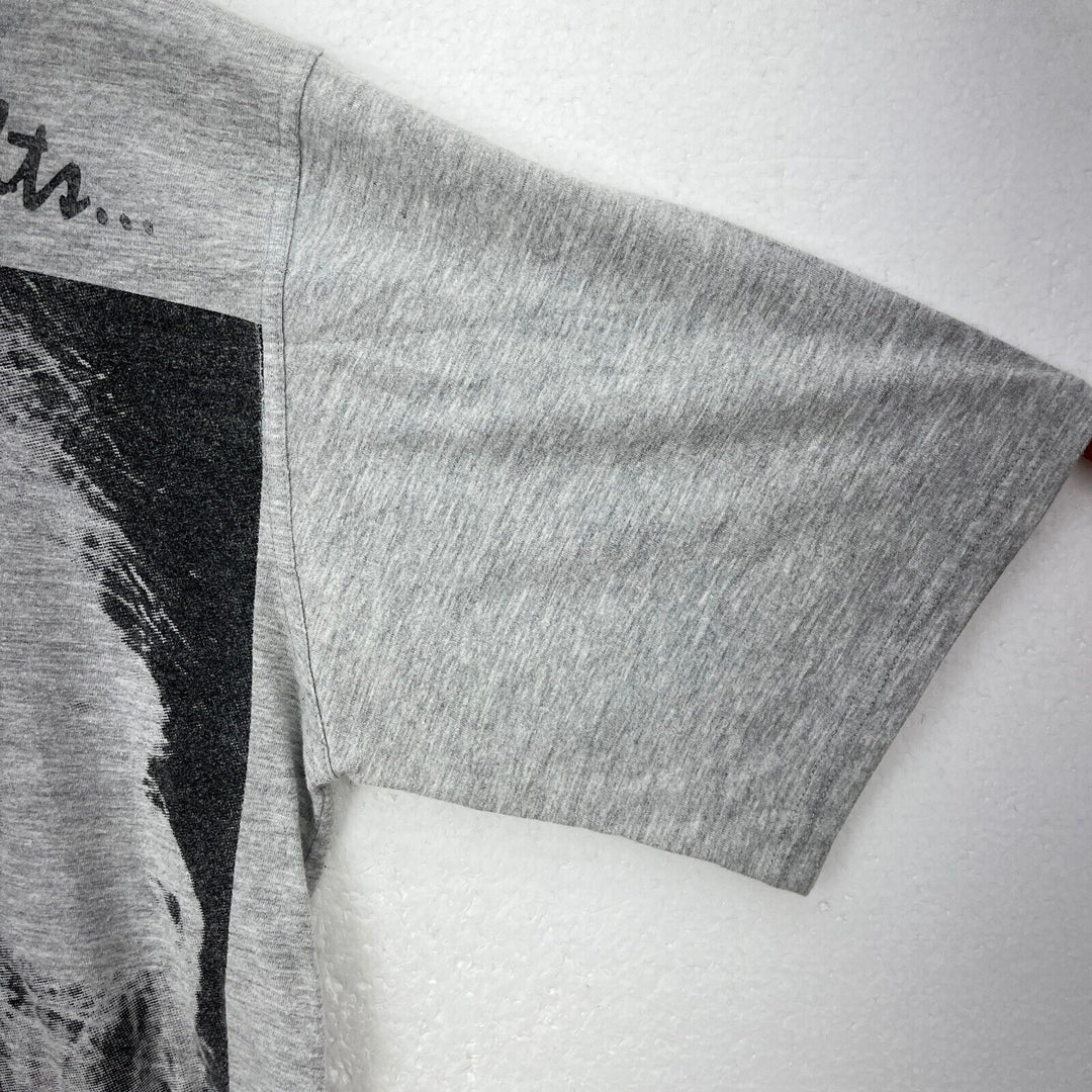 Vintage Einstein I Want To Know God's Thought Gray T-shirt Size M