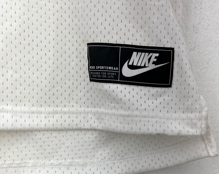 Vintage Nike Swoosh Basketball Jersey Size XL White Athletic Wear