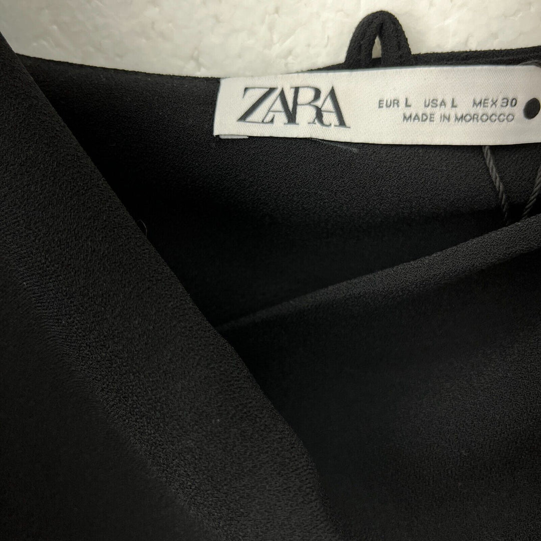 Zara Black Camisole Size L NWT
