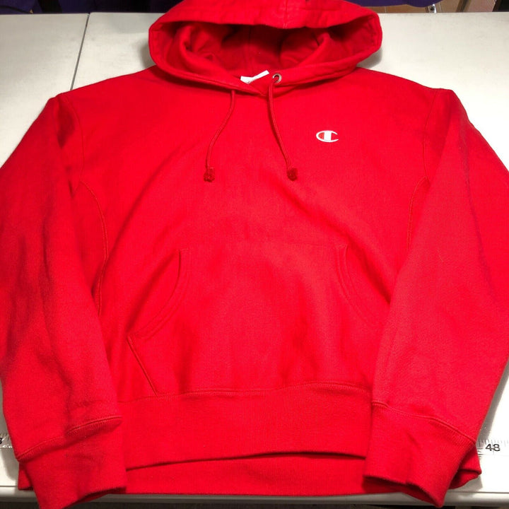 Champion Reverse Weave Vintage Red Hoodie Size M 90s